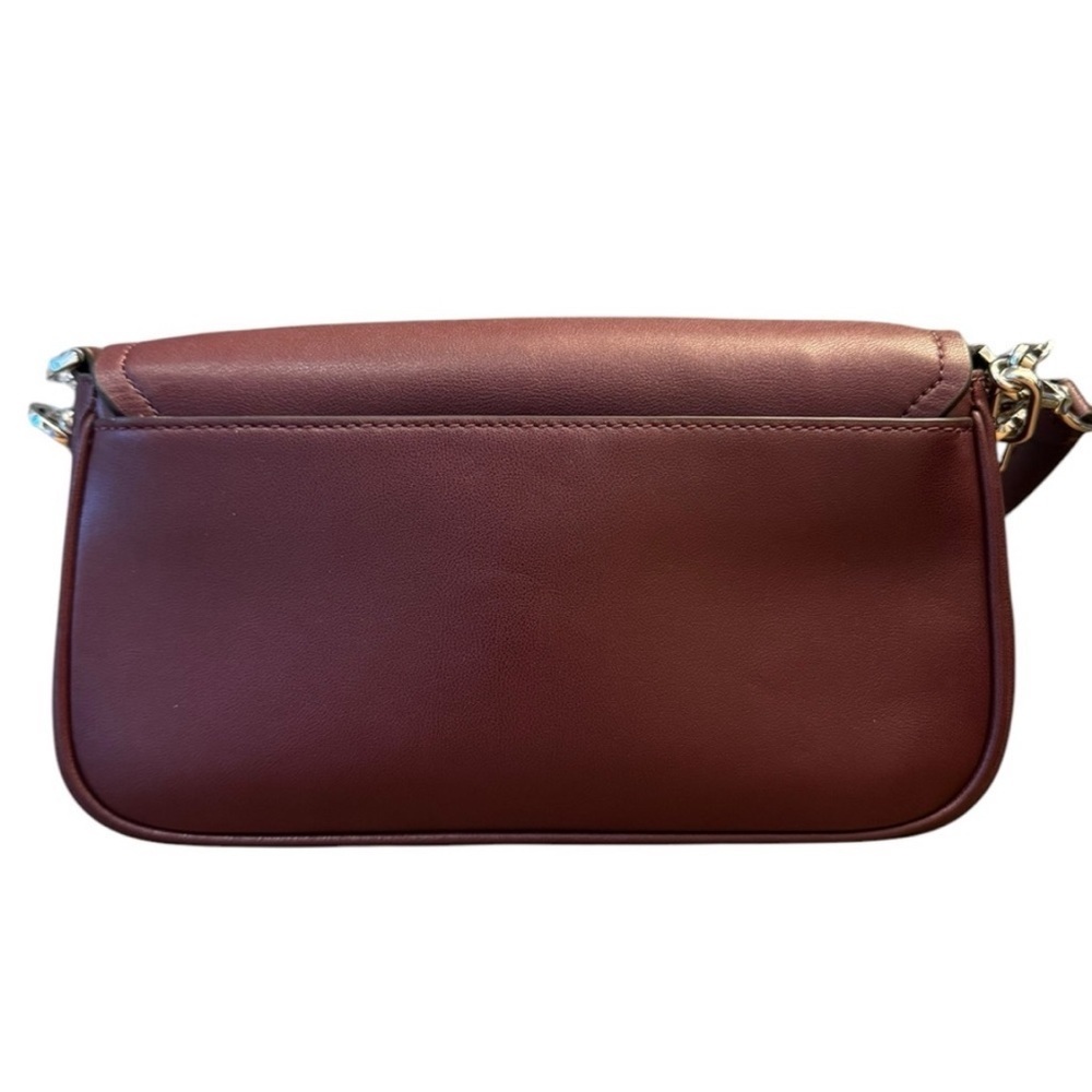 Michael Kors Parker medium convertible pouchette shoulder bag, leather, merlot - Picture 5 of 10